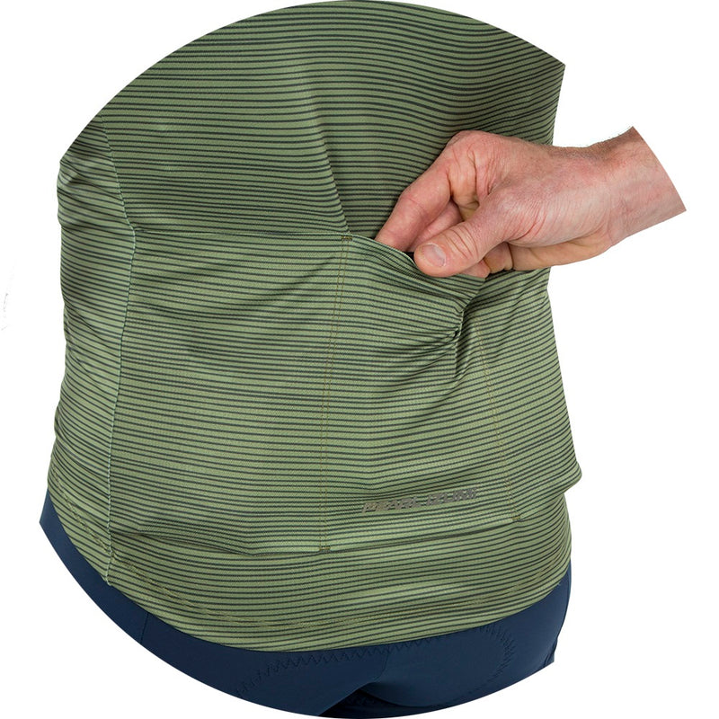Pearl Izumi Men's ELITE Pursuit Graphic Jersey Willow / Forest Stripe
